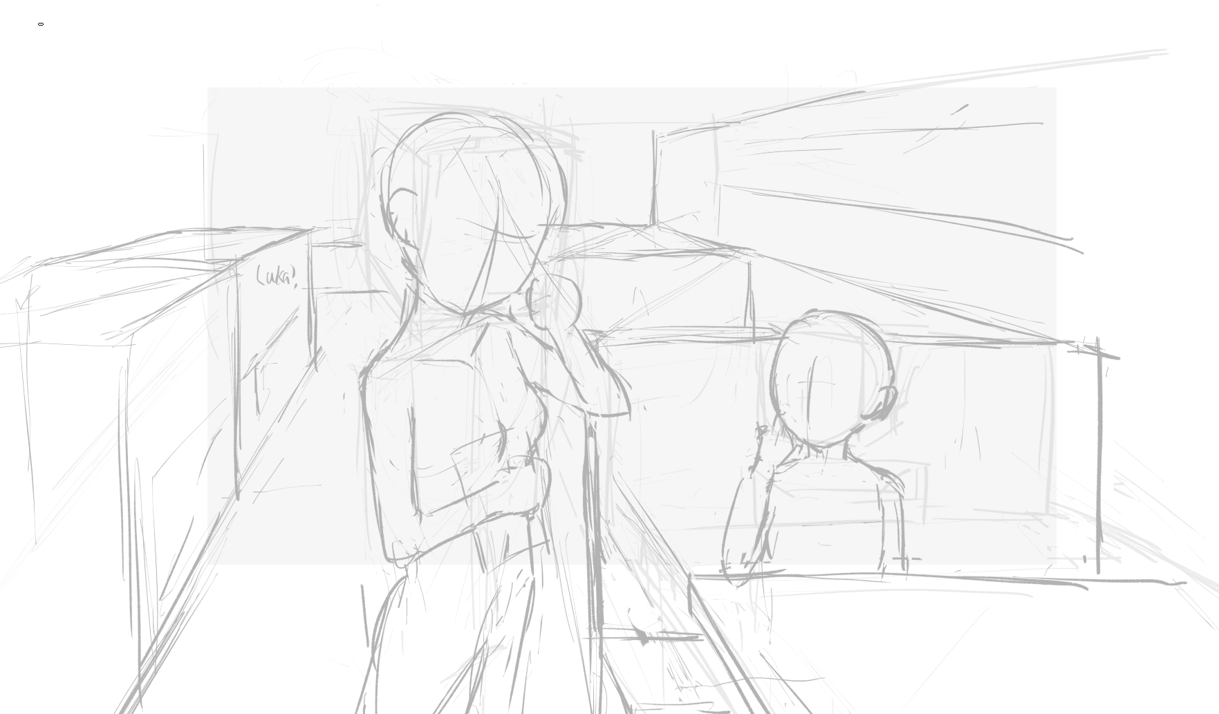 小玉其实是想用食指挠嘴角的那种尴尬的感觉，但不知道这个角度的手怎么画，得找参考