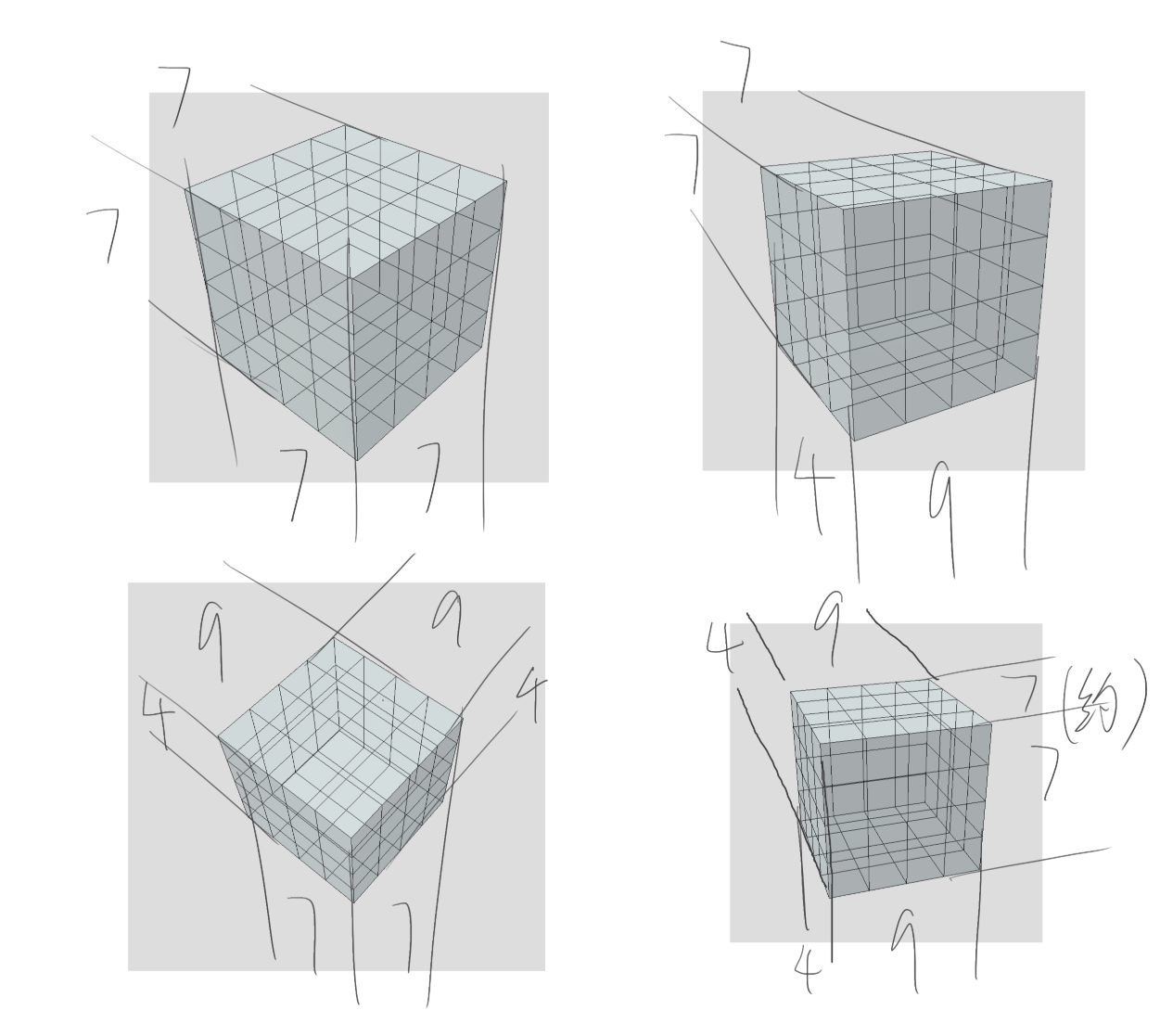 当然，这要求角度相对规律，比如右下这个角度就不属于规律的，得看感觉来